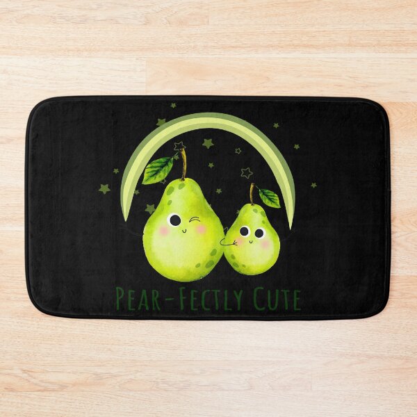 Item preview, Pear Fectly Cute - Funny Pear pun designed and sold by KawaiiFoodArt.