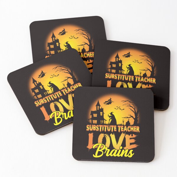 Item preview, SUBSTITUE TEACHER LOVE BRAINS designed and sold by teemaker24.