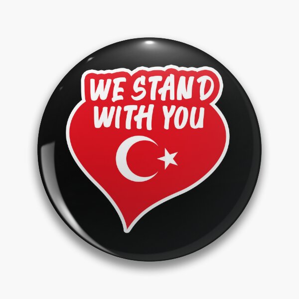 Item preview, turkey we stand with you  designed and sold by Quote Frame.