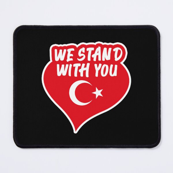 Item preview, turkey we stand with you designed and sold by Quote Frame.