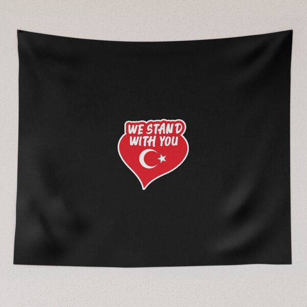 Item preview, turkey we stand with you  designed and sold by Quote Frame.