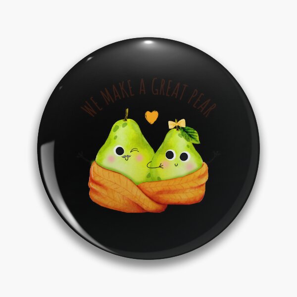 Item preview, We Make A Great Pear - Funny Pear Pun designed and sold by KawaiiFoodArt.