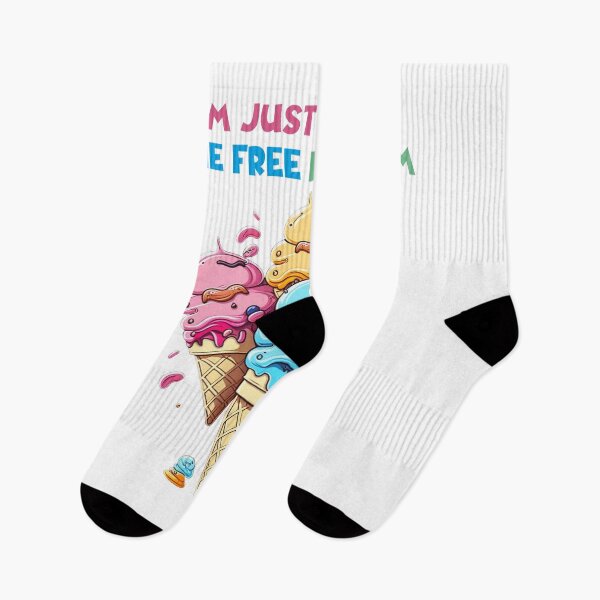 Item preview, Im Just Here For The Free Ice Cream designed and sold by Art-Ona.