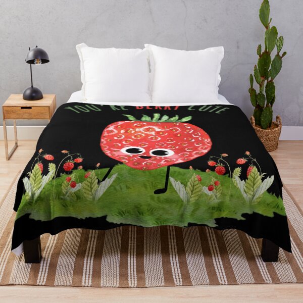 Item preview, You Are Berry Cute - Funny strawBerry pun designed and sold by KawaiiFoodArt.