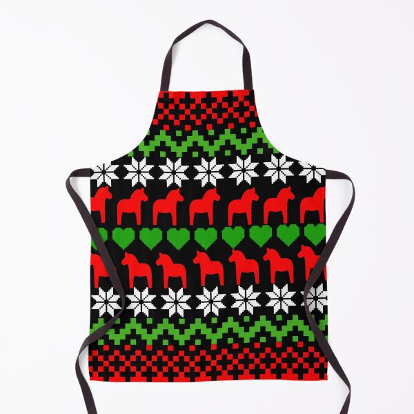 Item preview, Dala Horse Ugly Sweater Nordic Print Christmas designed and sold by funnytshirtemp.