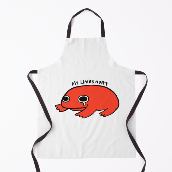 Item preview, My Limbs Hurt | Cute Vibrant Red Frog designed and sold by iristocat.