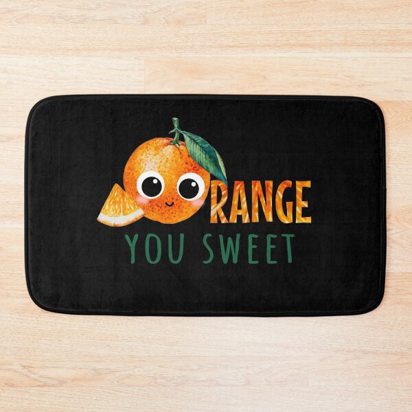 Item preview, Orange You Sweet - Funny orange fruit pun designed and sold by KawaiiFoodArt.