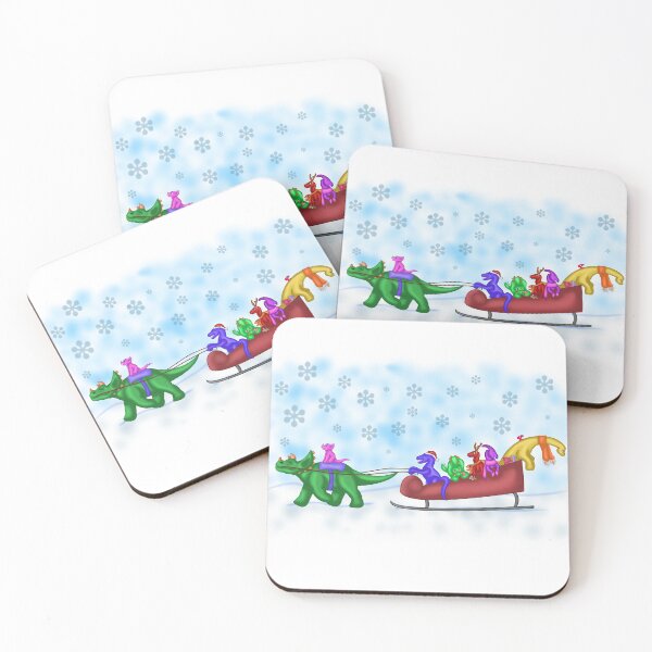Item preview, Dinosaur Sleigh Ride designed and sold by TheKohakuDragon.