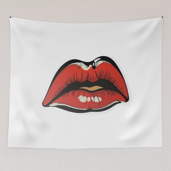 Item preview, Cartoon Red Sassy Lips designed and sold by pedrogag.
