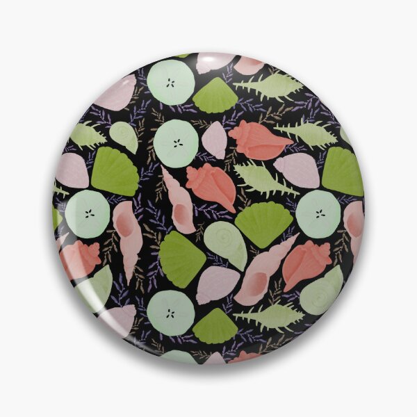 Item preview, Green and Pink Seashells designed and sold by maddydoodlesoup.