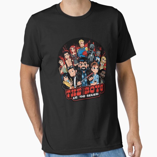 Item preview, Scott Pilgrim Vs The world meet THE BOYS designed and sold by Jonny-pearcey.