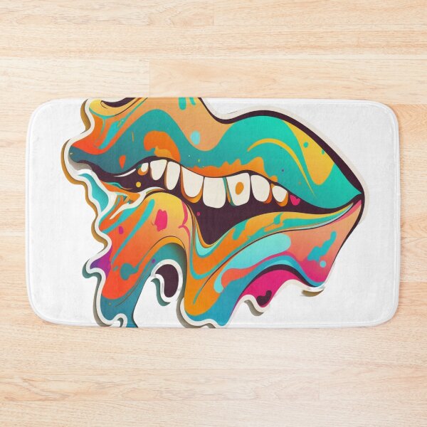 Item preview, Melting Synthwave Sassy Lips designed and sold by pedrogag.