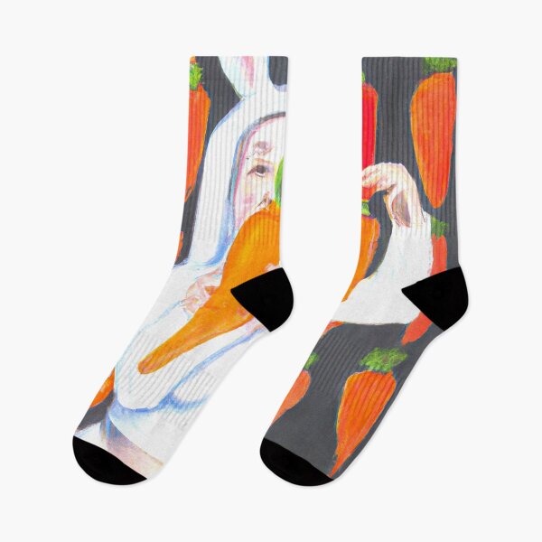 Item preview, Woman Wearing A Bunny Suit Selling Carrots designed and sold by ArtfulStoriesIG.