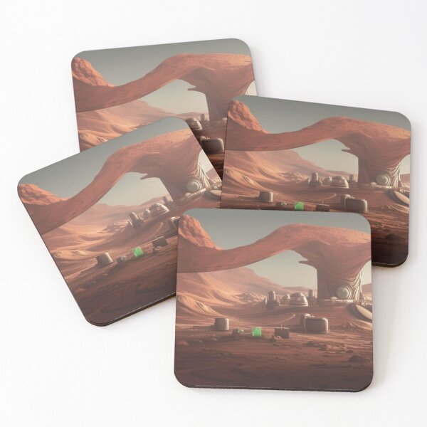 Item preview, Gas Station on Mars designed and sold by AllYouNeed99.