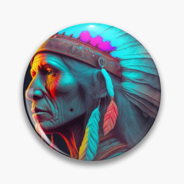 Item preview, Indigenous North American Medicine Woman - Shaman designed and sold by AdamesArtStudio.