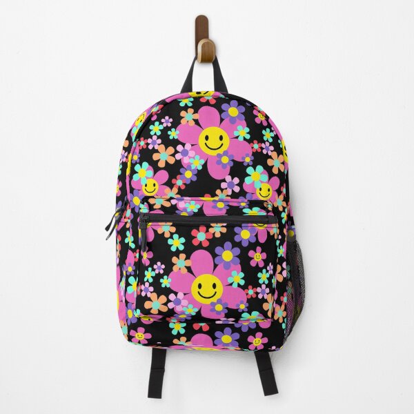 Aperçu de l'œuvre Fleur Heureuse, Mignon, Groovy, Fleurs Hippy créée et vendue par OliviaGbyKyro.