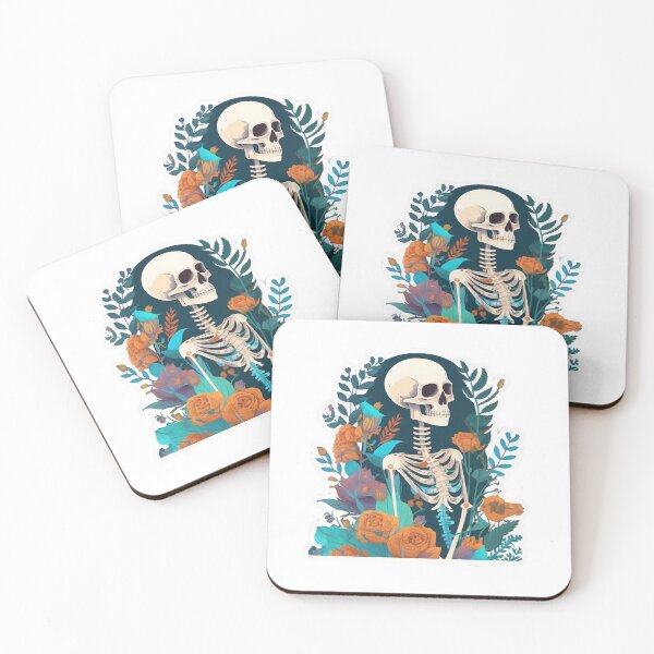Item preview, Skull Flowers designed and sold by pedrogag.