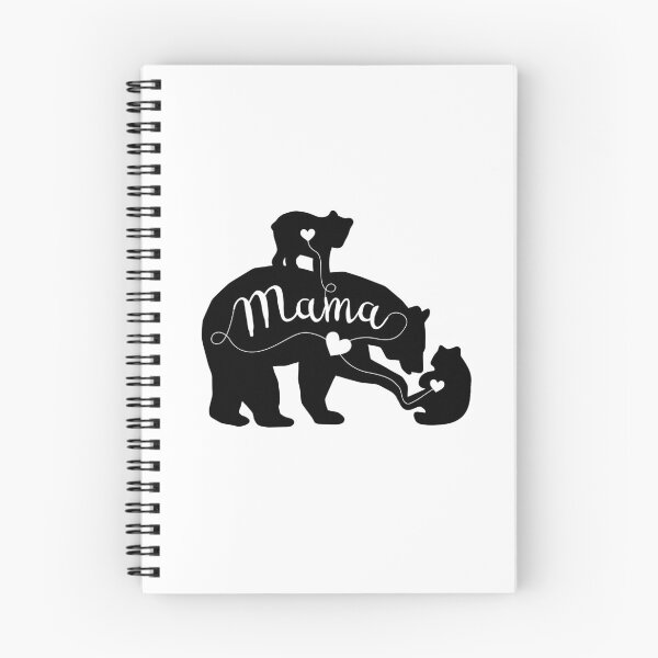 Item preview, Mama Bear and 2 cubs designed and sold by KARIMZAdraws.