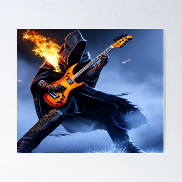 Item preview, Grim Reaper Guitar designed and sold by theprof2021.