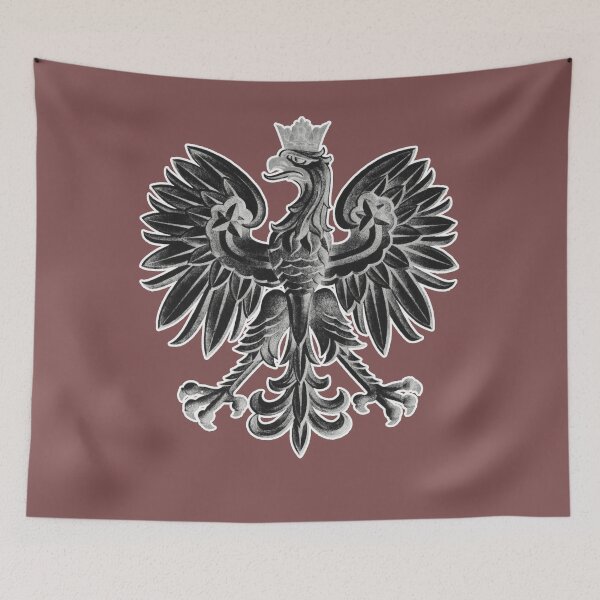 Item preview, Poland Eagle National Polska Black & White designed and sold by merchhost.