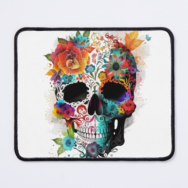 Item preview, Flower Sugar Skull Light - Floral Garden Skull  designed and sold by AniMangArt.