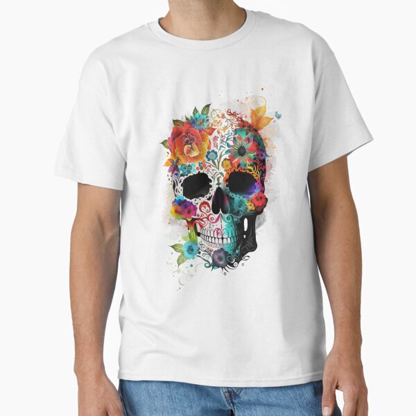 Item preview, Flower Sugar Skull Light - Floral Garden Skull  designed and sold by AniMangArt.