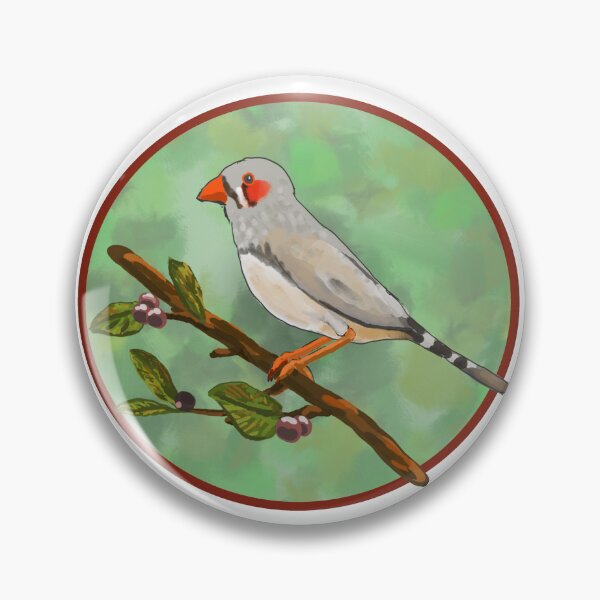 Item preview, Zebra Finch designed and sold by VerdeDoodleDuck.