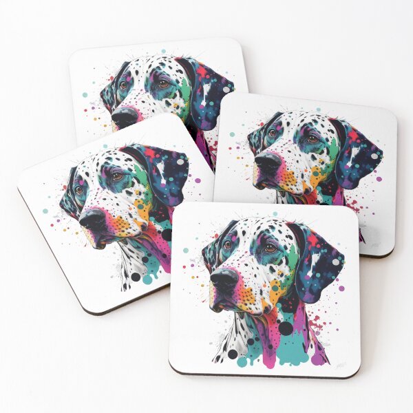 Item preview, Colorful Pop Art Dalmatian, Spotted Coach Dog Lover designed and sold by PRINTED ..