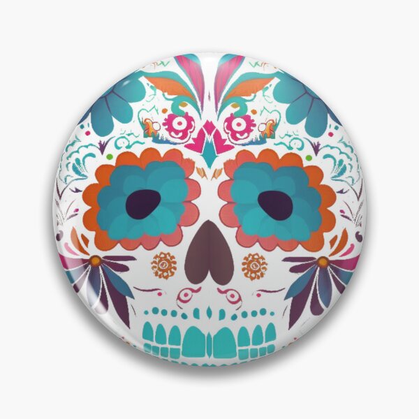 Item preview, Flower Sugar Skull - Floral Garden Skull  designed and sold by AniMangArt.