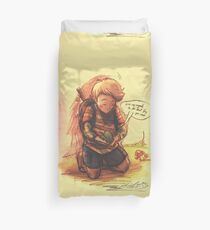 Encounter with Save Frog Duvet Cover