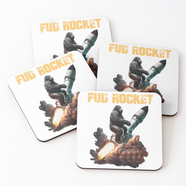 Item preview, FUD Rocket Stonk Ape BUY BUY BUY designed and sold by Brockinator.