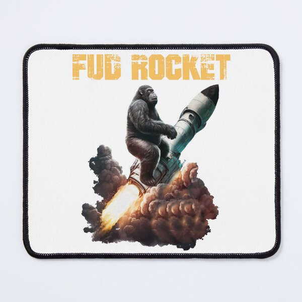Item preview, FUD Rocket Stonk Ape BUY BUY BUY designed and sold by Brockinator.