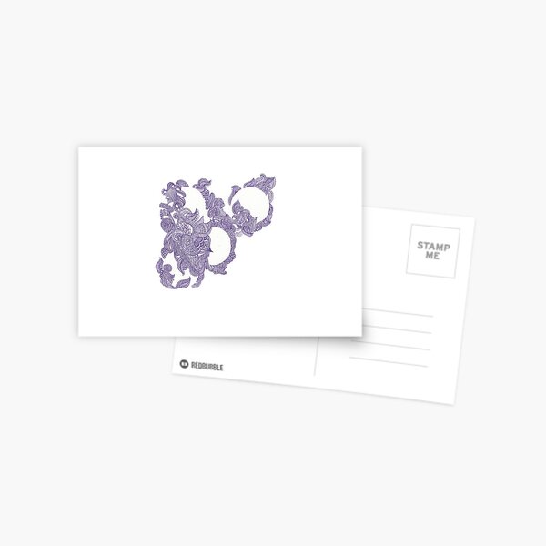 Purple Moons Postcard