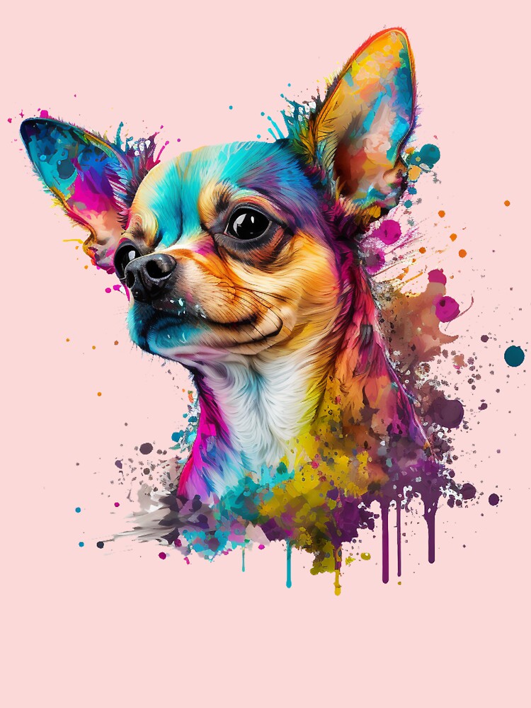 Dog Lover Chihuahua For Womens Colorful Chihuahua Jigsaw Puzzle