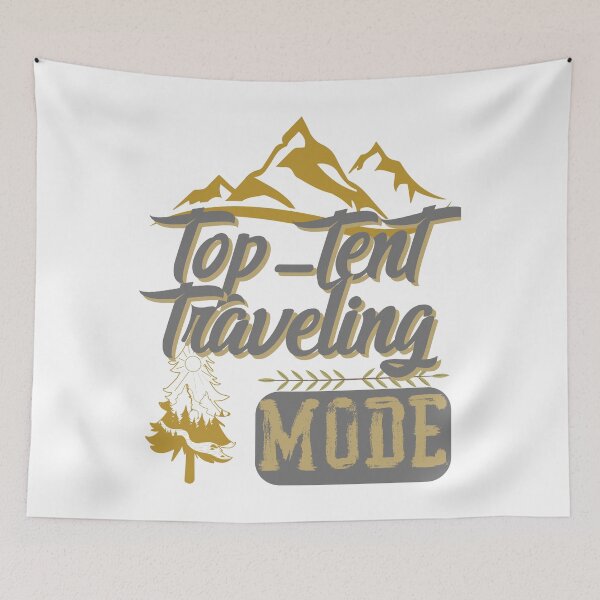 Item preview, top-tent traveling mode, forest river sun inside tree pine designed and sold by movie-popcorn.