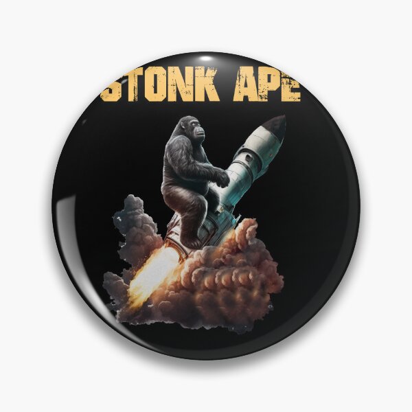 Item preview, Stonk Ape Mountain Gorilla To The Moon designed and sold by Brockinator.
