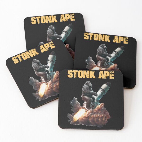 Item preview, Stonk Ape Mountain Gorilla To The Moon designed and sold by Brockinator.