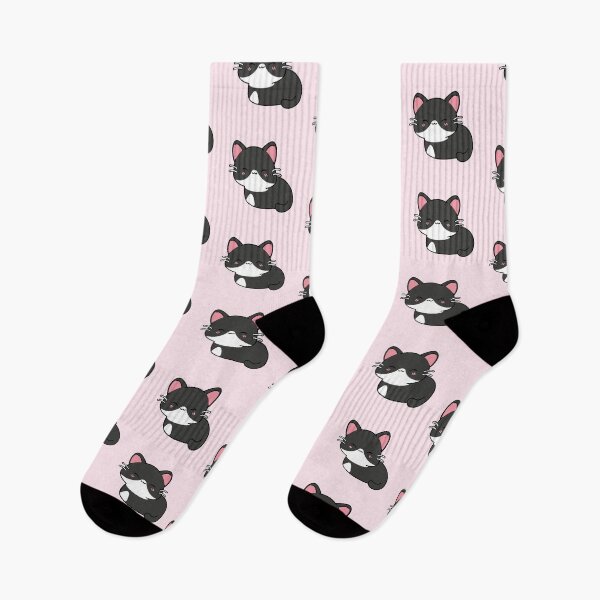 Item preview, Cute tuxedo cat loaf in kawaii design designed and sold by Alan-cat.