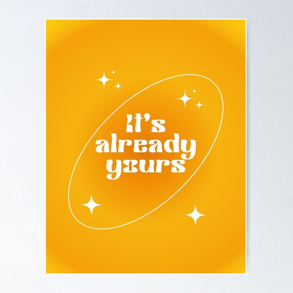 Aperçu de l'œuvre Affirmation quotidienne, Affirmation positive, Positif, Spirituel, Gradient Art créée et vendue par Magic Love Art Print.
