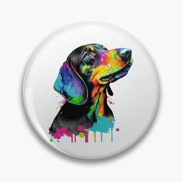 Item preview, Colorful Pop Art Dachshund for Sausage Dog Lover designed and sold by PRINTED ..