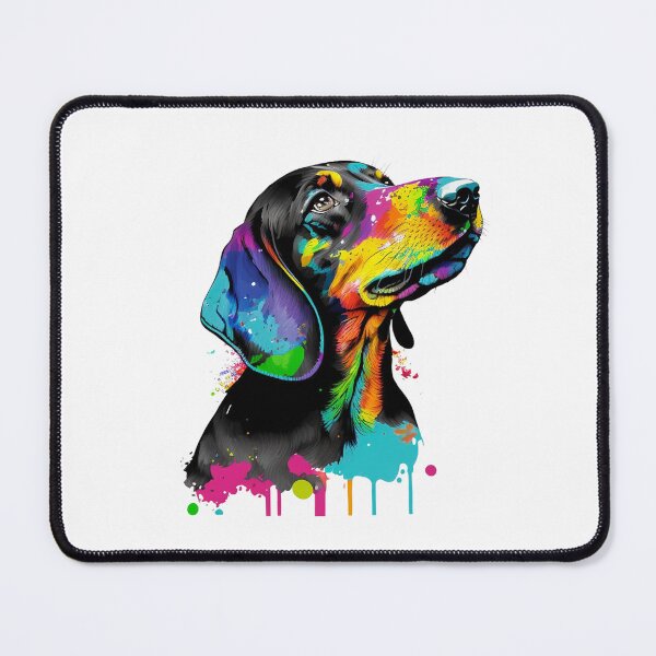 Item preview, Colorful Pop Art Dachshund for Sausage Dog Lover designed and sold by PRINTED ..