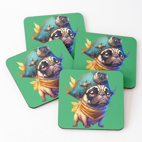 Item preview, Pug Pirates In Space 9 designed and sold by TheSillySartor.