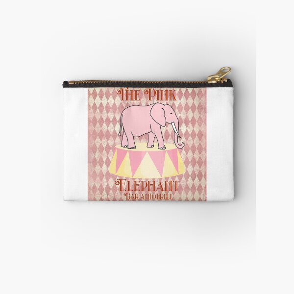 Item preview, The Pink Elephant Bar and Grill. Whimsical Logo designed and sold by SSustainable.