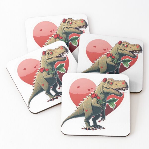 Item preview, Cute Heart Dinosaur designed and sold by pedrogag.