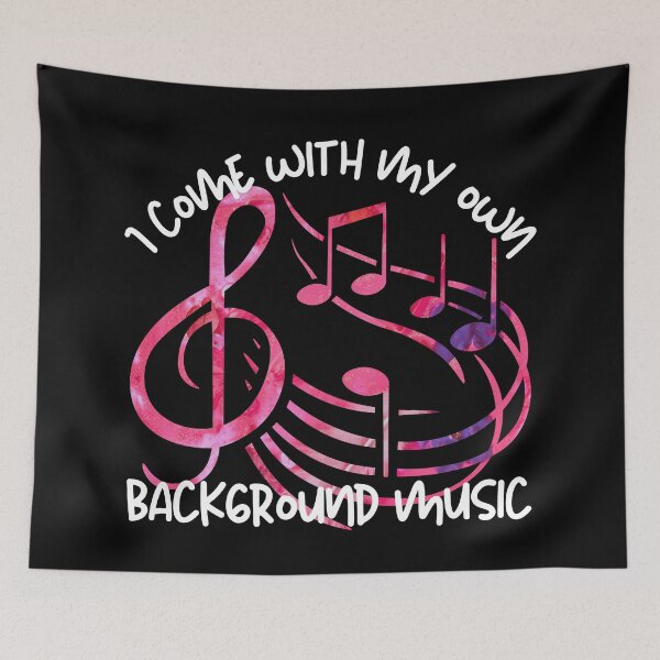 Item preview, I come with my own background music - music lover designed and sold by EvergreenWhimsy.