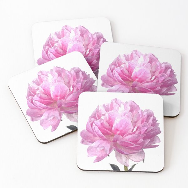 Item preview, Pink Peony Illustration designed and sold by Alemi.