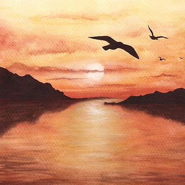 Artwork thumbnail, sunset by J sora
