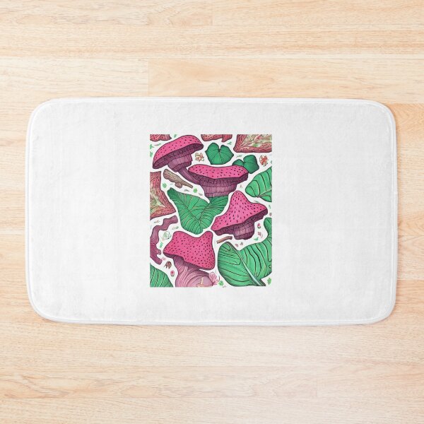 Item preview, Mushrooms and Leaves designed and sold by TheGardenArtist.