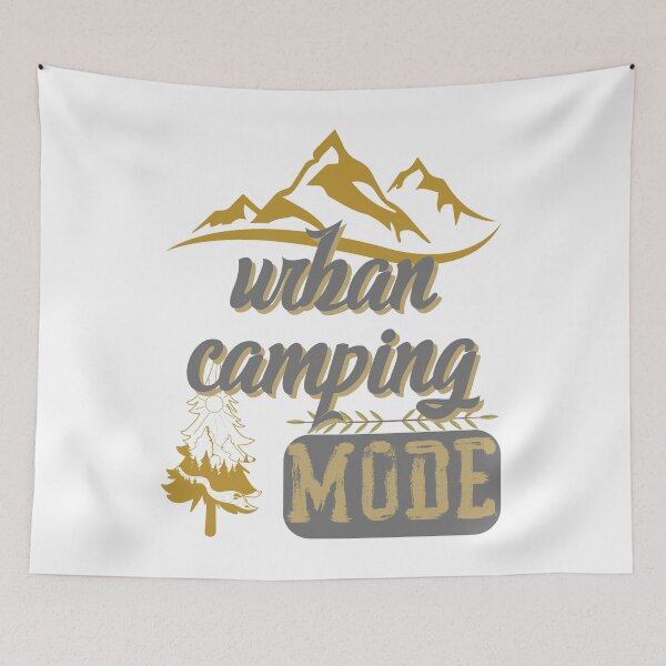 Item preview, urban camping mode, forest river sun inside tree pine designed and sold by movie-popcorn.