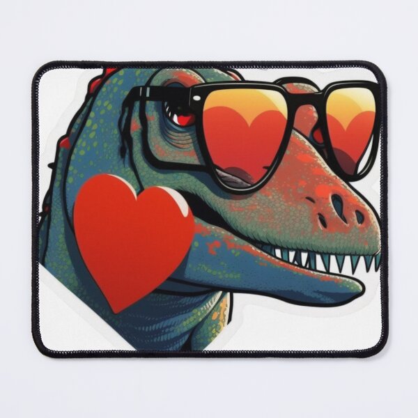 Item preview, Cute Heart Dinosaur designed and sold by pedrogag.